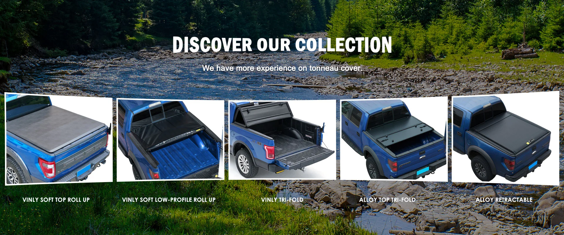 Қытай жұмсақ винли үш қатпарлы Tonneau қақпағын өндіруші