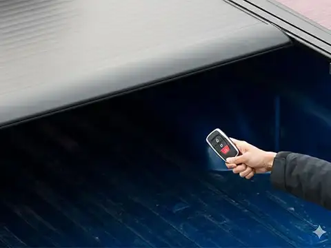 Electric Hard Aluminum Retractable Tonneau Cover for Nissan Mitsubishi