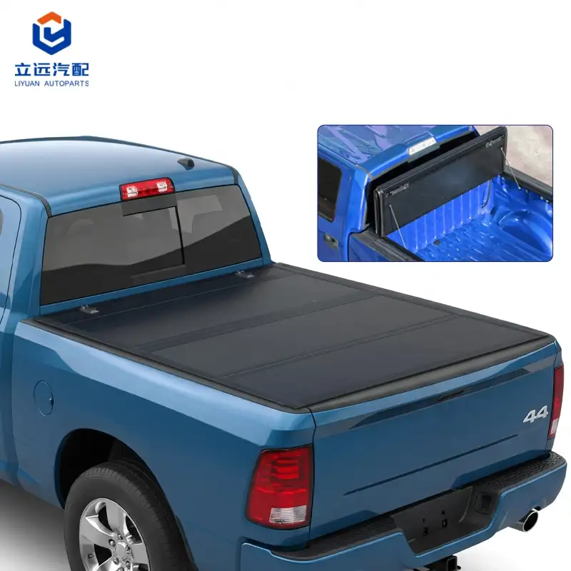 Dodge Ram үшін төмен профильді қатты төрт қатпарлы Тоннео қақпағы